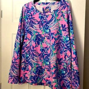 NWT beach comber pullover Lilly Pulitzer XL